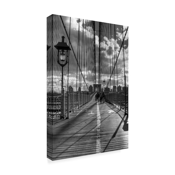 Chris Bliss 'Brooklyn Bridge 3' Canvas Art,16x24